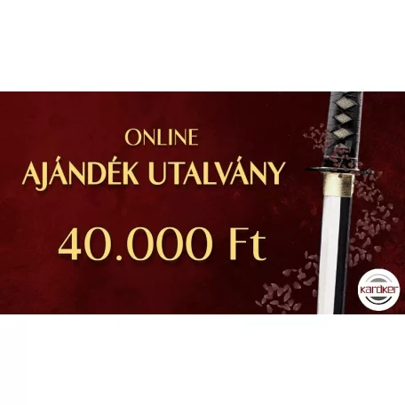 Ajándékutalvány 40000 Ft értékben