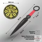 Dobócél 9 darab dobókéssel