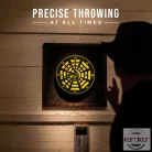 Dobócél 9 darab dobókéssel