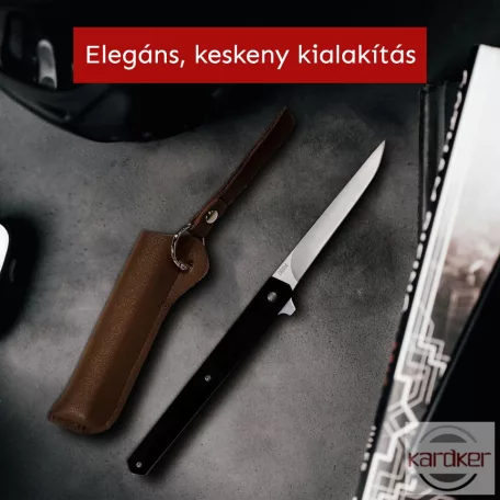 Kemping zsebkés sötét markolattal