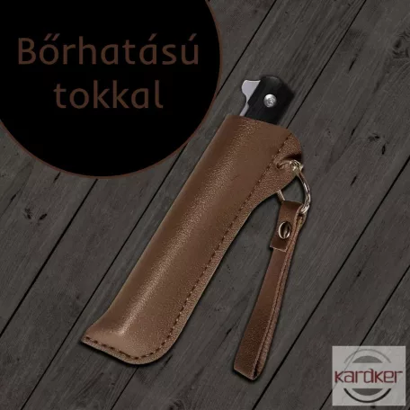 Kemping zsebkés sötét markolattal