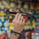 Fekete 12 db-os kunai dobókés szett