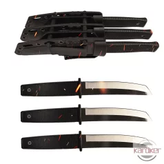 Három darabos tanto dobókés szett kydex tokban
