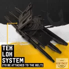 Három darabos tanto dobókés szett kydex tokban