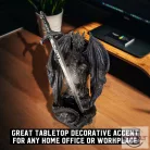 Mítikus sárkány levélbontó kard tartó