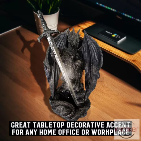 Mítikus sárkány levélbontó kard tartó