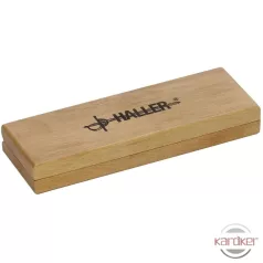Elegáns damaszt zsebkés ébenfa markolattal 7 cm pengével