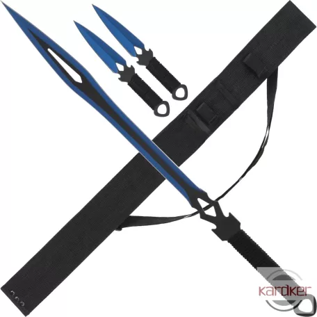 Taktikai kard machete dobókésekkel