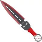 Taktikai kard machete piros, dobókésekkel 
