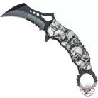Zombie Dead Karambit kombinált pengével  