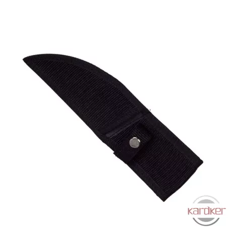 Fekete dobókés 22 cm, tekert nyéllel