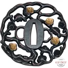 Golden Flower Tsuba