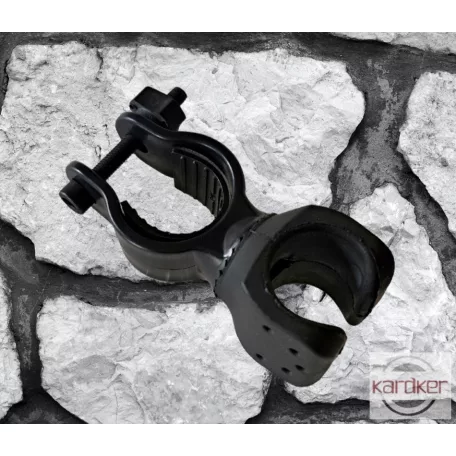 Kerékpárra szerelhető elemlámpa tartó konzol