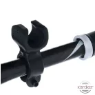 Kerékpárra szerelhető elemlámpa tartó konzol