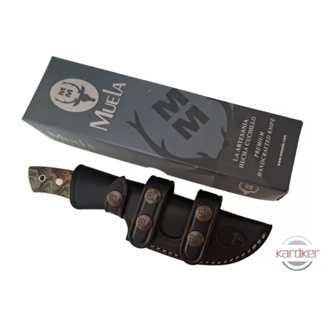 Muela Kodiak Zöld Micarta markolattal