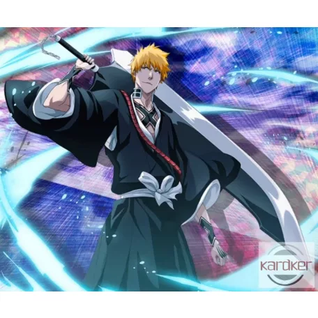 Bleach Kurosaki Ichigo Cutting Moon Zangetsu Katana