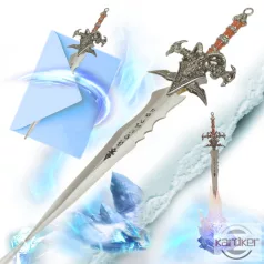   Warcraft - Frostmourne levélbontó kard LED megvilágítású állvánnyal