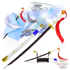   One Piece - Oden's Ame No Habakiri Katana levélbontó kard állvánnyal