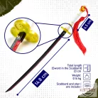 One Piece - Oden's Ame No Habakiri Katana levélbontó kard állvánnyal