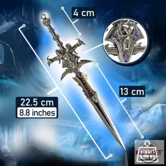 Warcraft - Frostmourne levélbontó kard állvánnyal