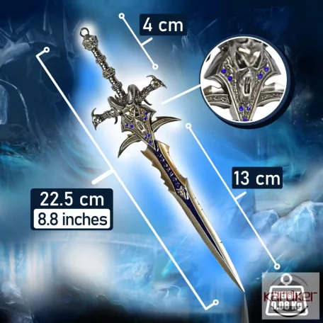 Warcraft - Frostmourne levélbontó kard állvánnyal