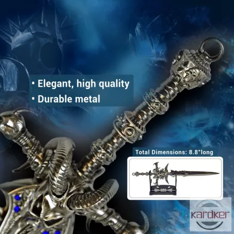 Warcraft - Frostmourne levélbontó kard állvánnyal