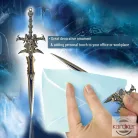 Warcraft - Frostmourne levélbontó kard állvánnyal