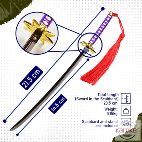Bleach - Toshiro Hitsugaya levélbontó kard állvánnyal