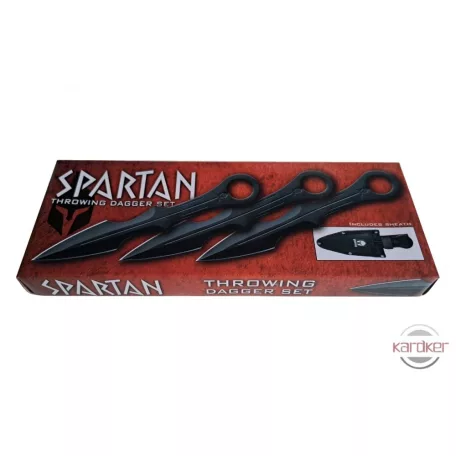 Spartan három darabos dobókés szett