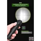 TANK007 extra erős, tölthető 2 az 1-ben LED zseblámpa 