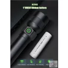 TANK007 extra erős, tölthető 2 az 1-ben LED zseblámpa 