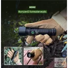 TANK007 extra erős, tölthető LED zseblámpa 7 funkcióval