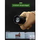 TANK007 extra erős, tölthető LED zseblámpa 7 funkcióval