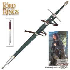   The Lord Of The Rings Sheath With Dagger For The Strider Sword