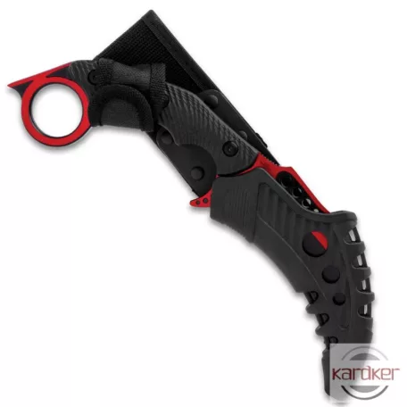 M48 Red Liberator Falcon Karambit