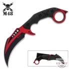 M48 Red Liberator Falcon Karambit