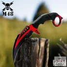 M48 Red Liberator Falcon Karambit