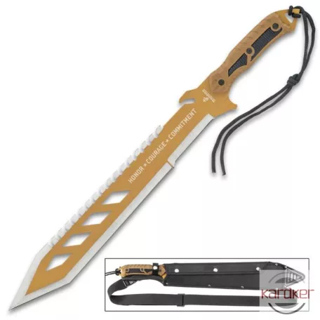 USMC Desert OPS Sawback Machete