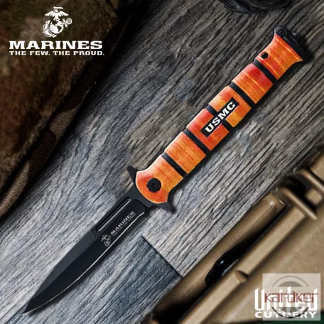 USMC Heritage Stiletto Pocket Knife