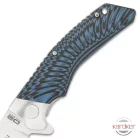 Honshu Black And Blue Sekyuriti Ball Bearing Pocket Knife - D2 