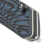 Honshu Black And Blue Sekyuriti Ball Bearing Pocket Knife - D2 