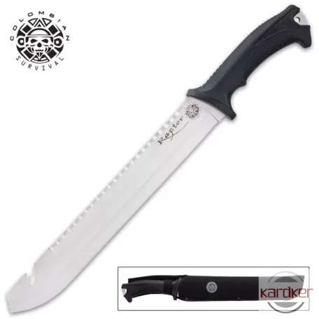 Colombian Raptor Machete fekete