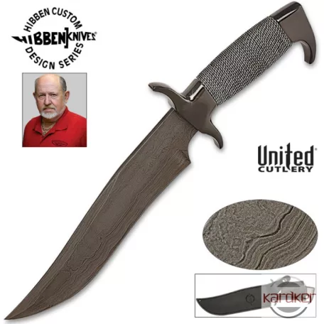 Gil Hibben Highlander Bowie Damascus