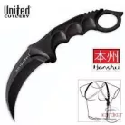 United Honshu Karambit fekete, válltokkal