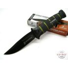 Assisted Opening Black & Green U.S.M.C. Combat Knife