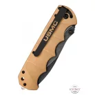 USMC Desert Warrior Assisted-Open Folding Knife, Desert Tan