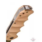 USMC Desert Warrior Assisted-Open Folding Knife, Desert Tan