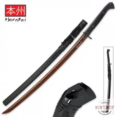 Honshu Boshin Hellfire Damascus Handmade Katana