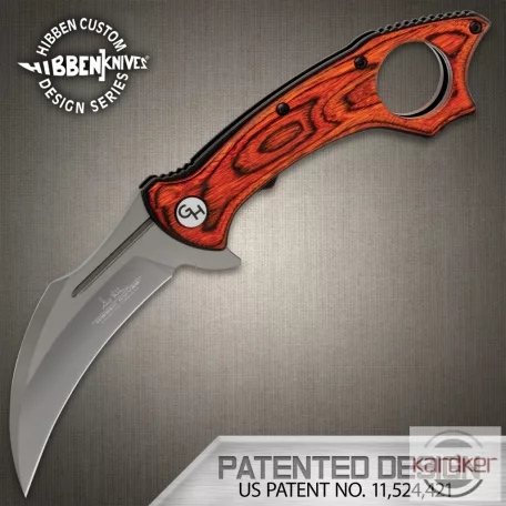 Hibben Warbird Bloodwood Karambit